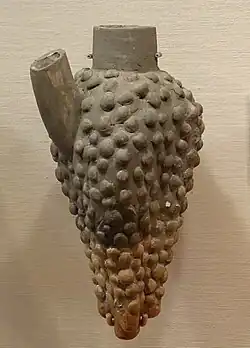 Ceramic ceremonial rhyton in the shape of a grape cluster, Alişar Hüyük, Anatolia, Middle Bronze Age, 1750–1650 BC