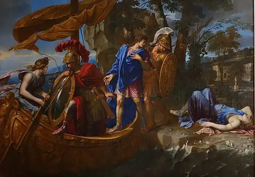 Charles Errard: Renaud abandonnant Armide, Rinaldo abandoning Armida