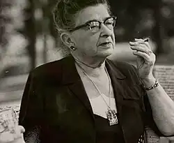 Charlotte Partridge in 1957
