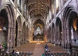 Nave of Chester Cathedral