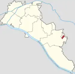 Location of Chilongnan Subdistrict in Xiqing District