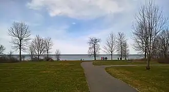 Lake Ontario as seen from Garner Point Trail