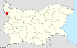 Chuprene Municipality within Bulgaria and Vidin Province.