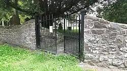 Churchyard wall and gates