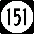 CR 151 marker