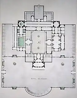 Plan of Antique House of Catherine the Great (1773), Hermitage