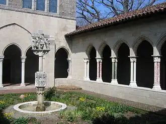 Trie cloister, relocated to The Cloisters museum in New York.