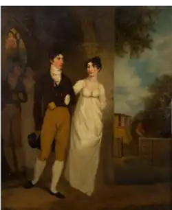 Portrait of the artist's brother and sister-in-law on their wedding day, Thomas and Maria Clover née Cook were married in 1804 (undated)[27]