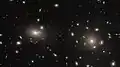 Thousands of globular clusters lying at the core of a galaxy cluster[24]