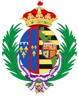 Spanish coat of arms (As Duchess of Galliera)