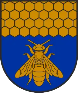 Coat of arms of the town of Viļāni, Latvia