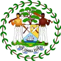Coat of arms of Belize (1981-2019)