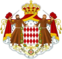 Arms of dominion of the Prince of Monaco, Albert II
