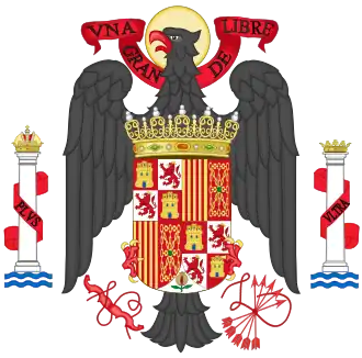 Francoist Spain coat of arms (1945–1977)