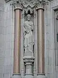 St. Joseph statue at the west door