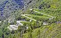 The Col de Braus mountain pass, which was contested as the power stage of Monte Carlo Rally.