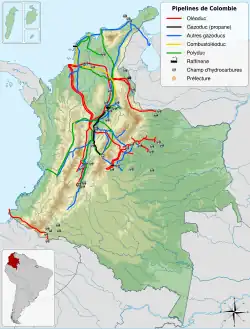 Pipelines in Colombia