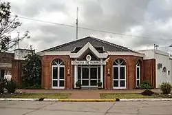 Humboldt's town hall, pictured in 2017