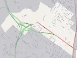 Street map of Conciliación-Sayago Norte