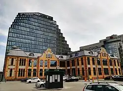 Bałtyk seen from the west, Concordia Design centre in the foreground