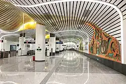 Fangshan line concourse (January 2021)