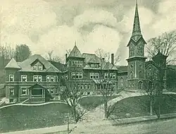 Congregational Church, Club House and Parish House c. 1905