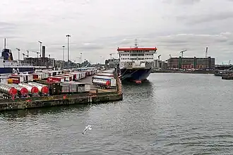 Container Terminal at North Wall Quay, 2017