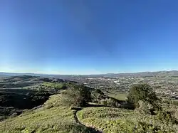 Santa Teresa as seen from the top of Coyote Peak