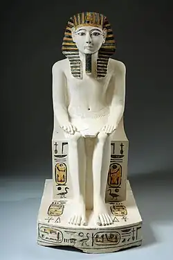 Cult statue of Amenhotep I now in the Museo Egizio in Turin, Italy