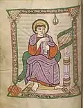 John, from the Cutbercht Gospels (8th century)