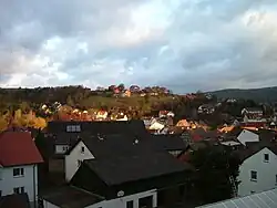 View from the Mäusberg over Burgsinn