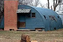 Quonset hut farm residence along County Road 80 in Buckeye.