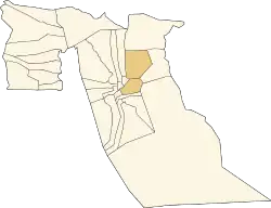 Location of Hassi Khelifa District in El Oued Province