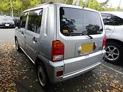 Daihatsu Naked G Limited, rear view (L750S; facelift model)