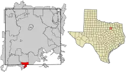 Location of Glenn Heights, Texas