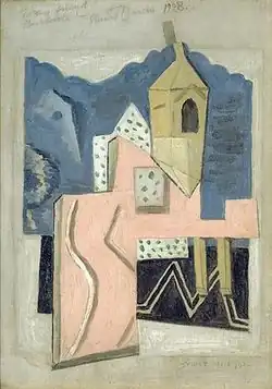 Stuart Davis, Steeple and Street, 1922, Hirshhorn Museum and Sculpture Garden, Washington, DC.