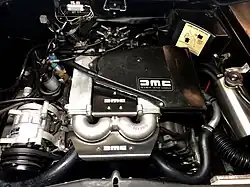 Engine found in a DeLorean
