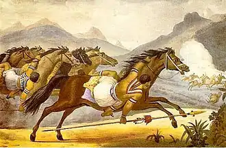 Carga de Cavalaria Guaicuru, 1822