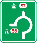 F34.3: Map-type traffic diversion sign [fn 11]