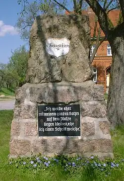 Tauentzien memorial
