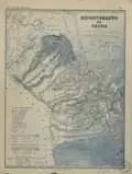 Peruvian map from 1900 with Peruvian subdivision of the territory (under the concept of "captive province")