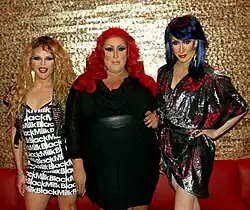 DWV in 2013. From left: Willam, Vicky, and Detox