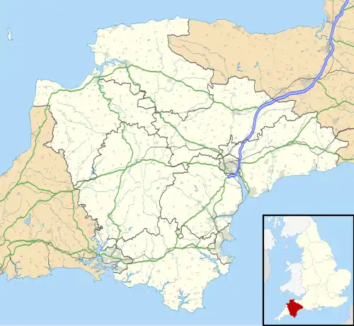 Location of Exeter Science Park in Devon, UK