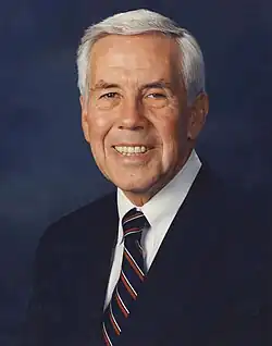 Senator Richard Lugar from Indiana (1977–2013)[12]