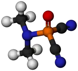 Dimethylamidophosphoric dicyanide 3D model