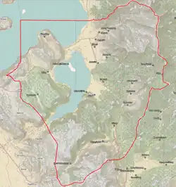 Prespes municipality map