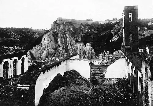 The ruins of Belle-vue College