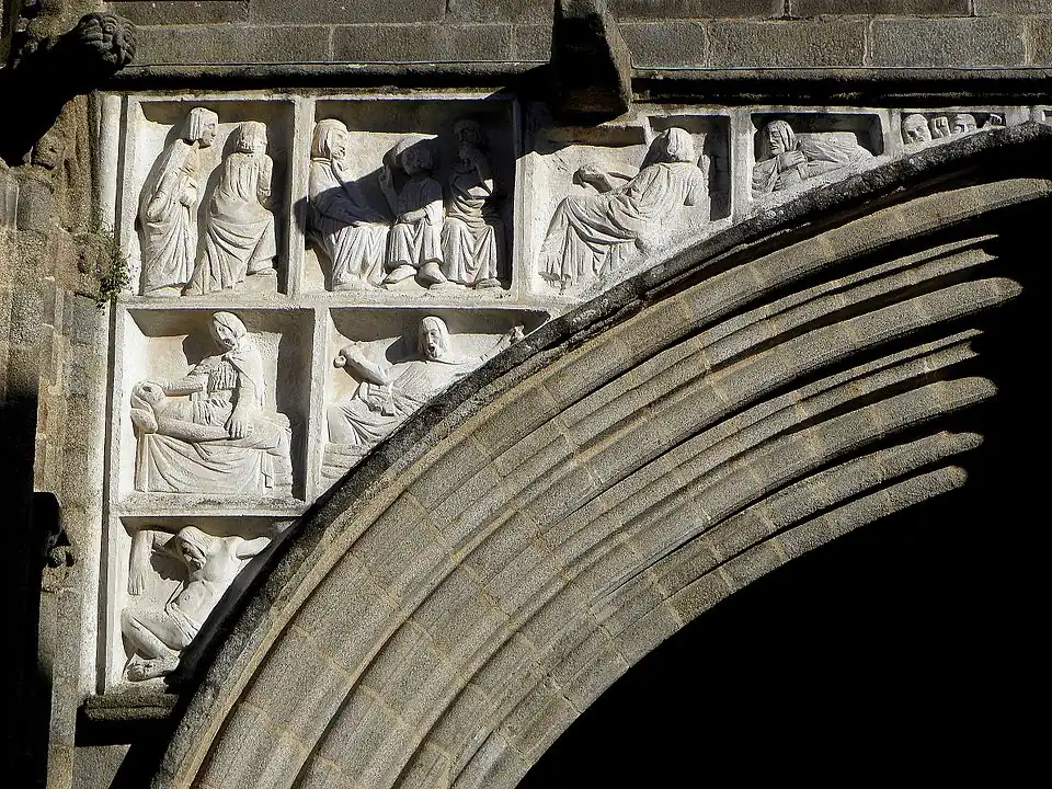 The south facing arcade