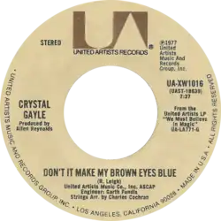 side-A label by United Artists Records