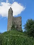 The ruins of the donjon.